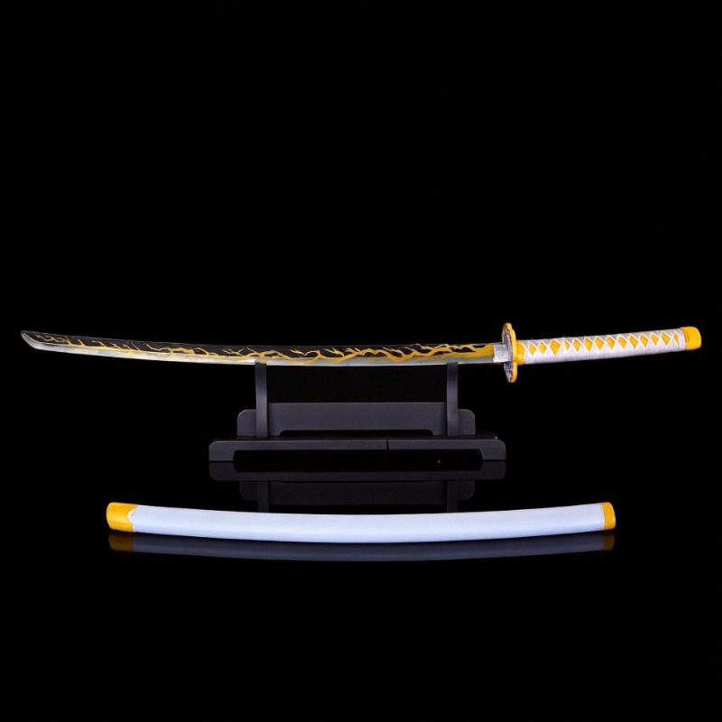 Zenitsu Agatsuma God-Speed Nichirin Sword Replica Demon Slayer Katana 