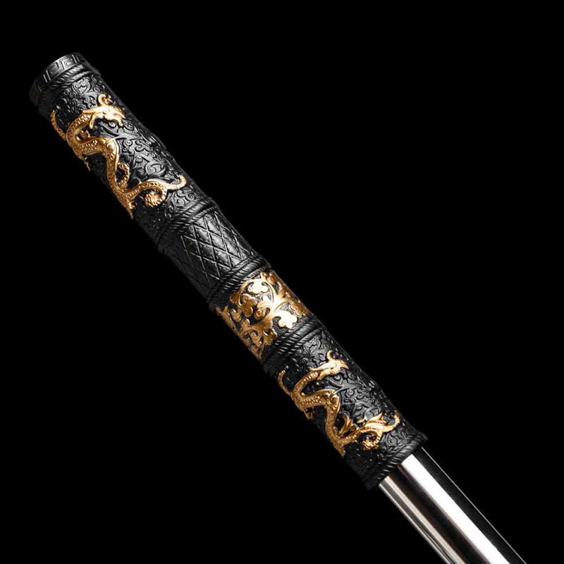 Ruyi Jingu Bang Monkey King Staff Replica – 150cm Black Gold Alloy 