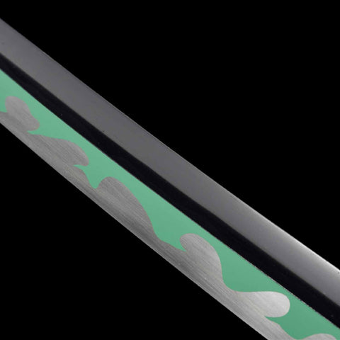 Hand-forged craftsmanship details of Zoro Enma Katana
