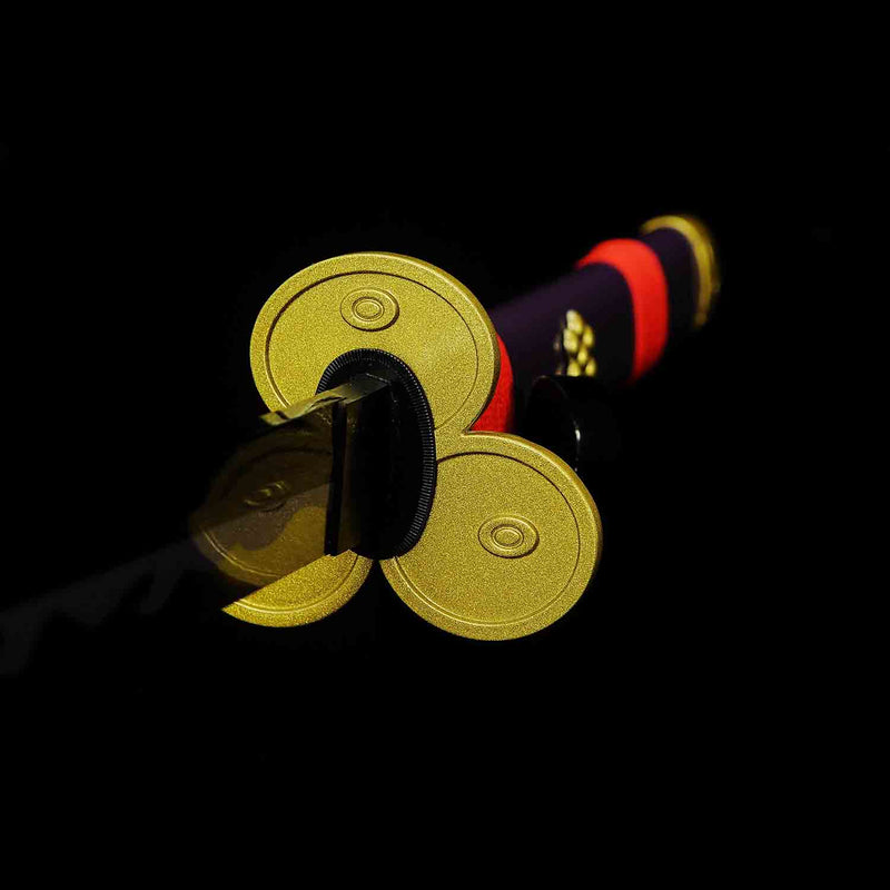 One Piece Roronoa Zoro Enma Katana-Schwert – Handgeschmiedeter 1060 Kohlenstoffstahl 