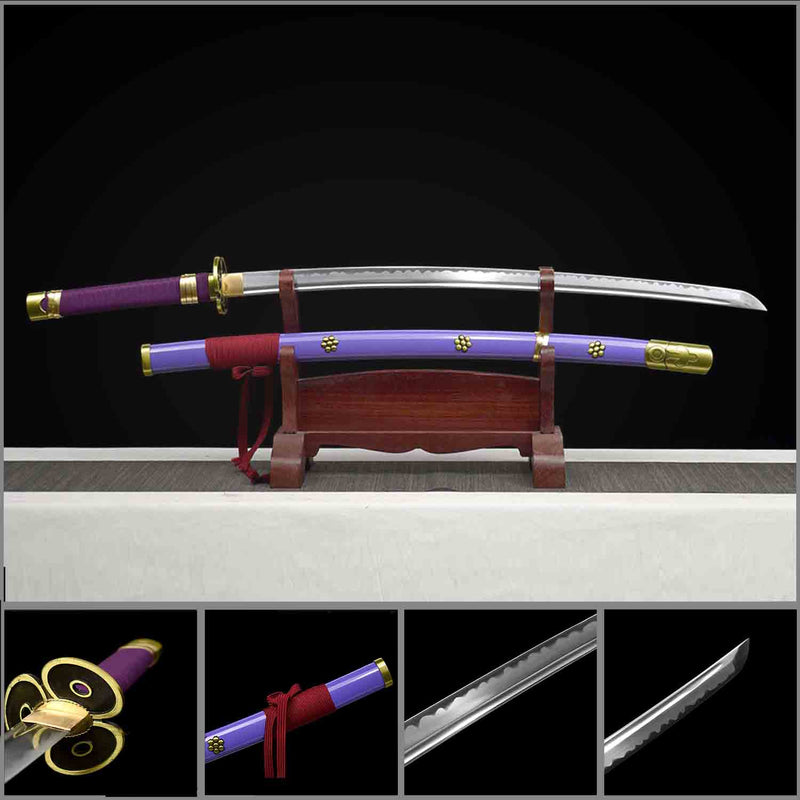 One Piece Roronoa Zoro Enma Katana-Schwert – Handgefertigter Griff aus 