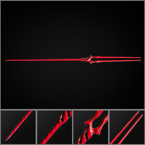 evangelion spear of longinus 2.1m full metal cosplay prop full length view