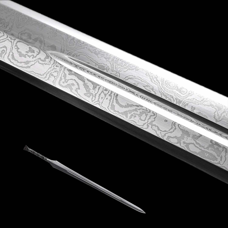 Hand Forged European Spear Sword – Folded Steel Full Tang 