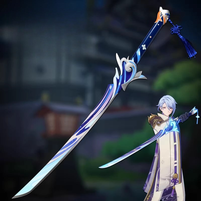 Genshin Impact Freedom-Sworn Sword Replica Full Metal Cosplay 