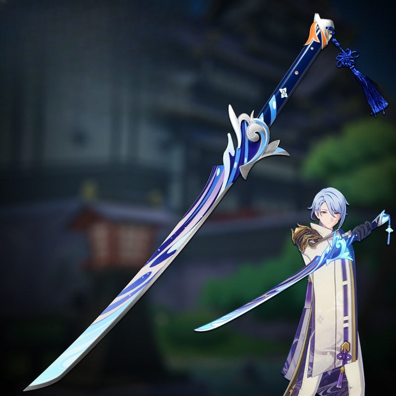 Genshin Impact Freedom-Sworn Sword Replica Full Metal Cosplay 
