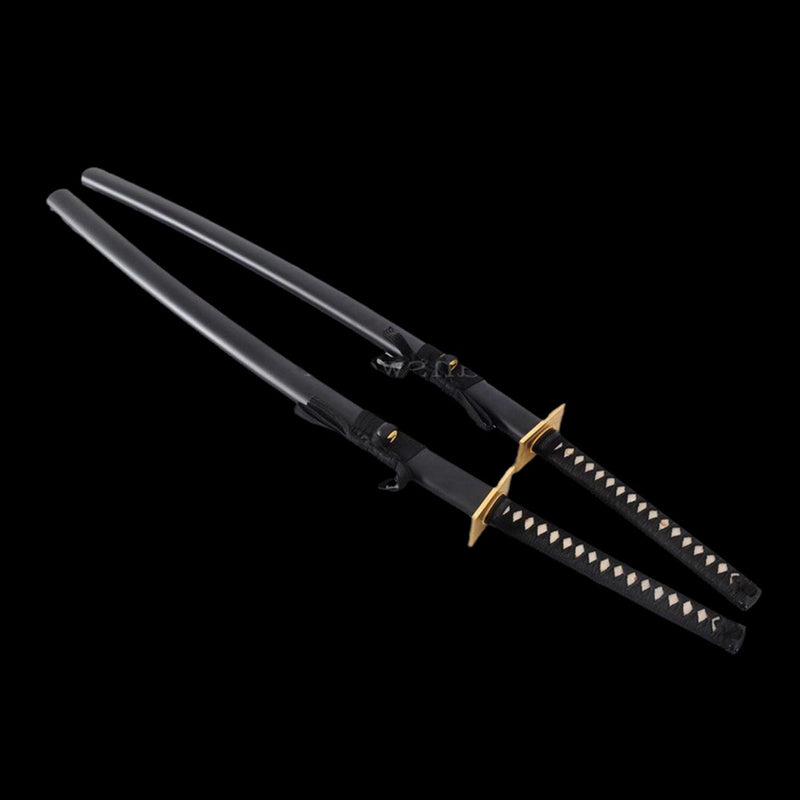 Deadpool Double Swords Replica Hand Forged Folded Steel Twin Katana 