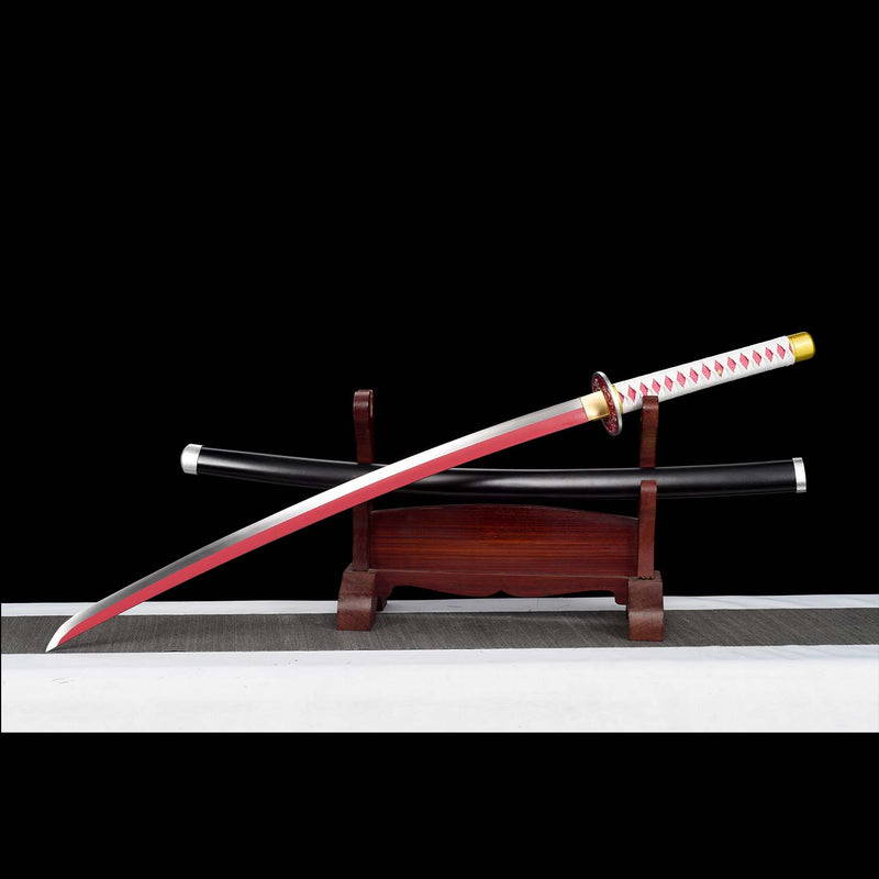 Demon Slayer Kanao Tsuyuri Nichirin Katana 1060 Carbon Steel Sword 