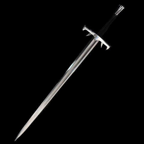 Full tang samurai katana sword with durable iron fittings for battle ready performance