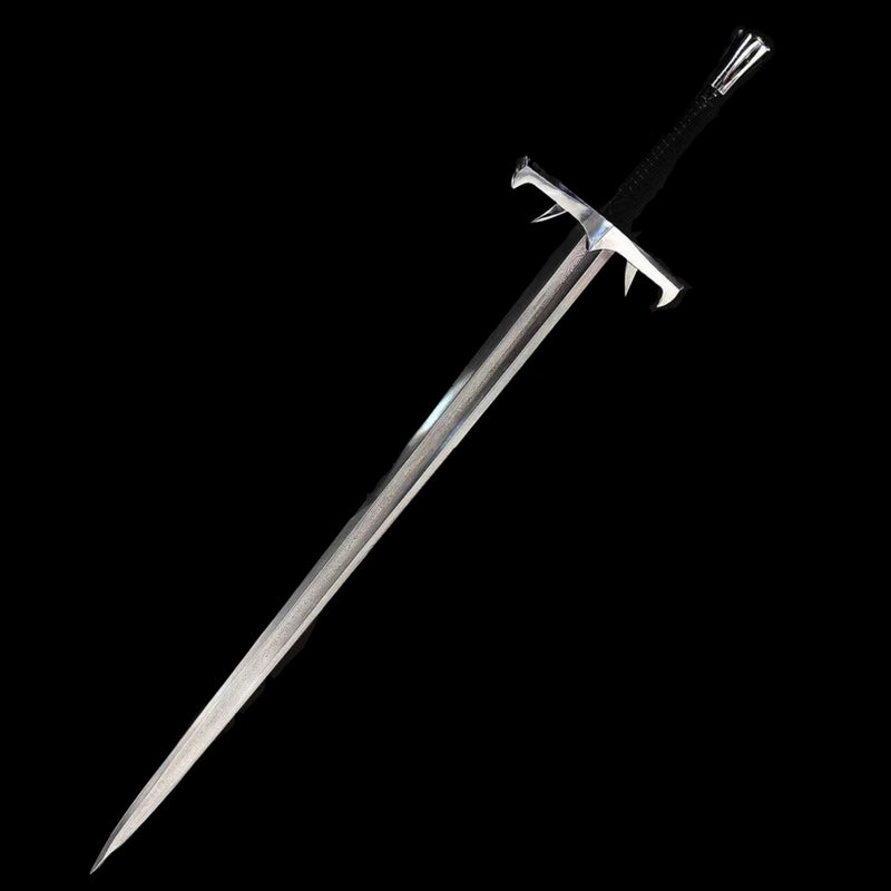 Handgeschmiedete Katana aus gefaltetem 1095er Stahl – Lehmgehärtetes, kampftaugliches Samurai-Schwert 