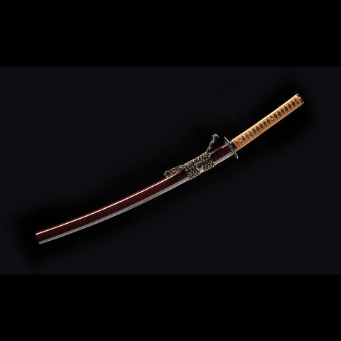 full tang wakizashi sword construction battle ready japanese blade