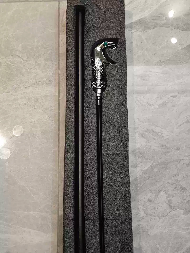 Harry Potter Lucius Malfoy Snake Cane Wand Metal Replica Collectible 