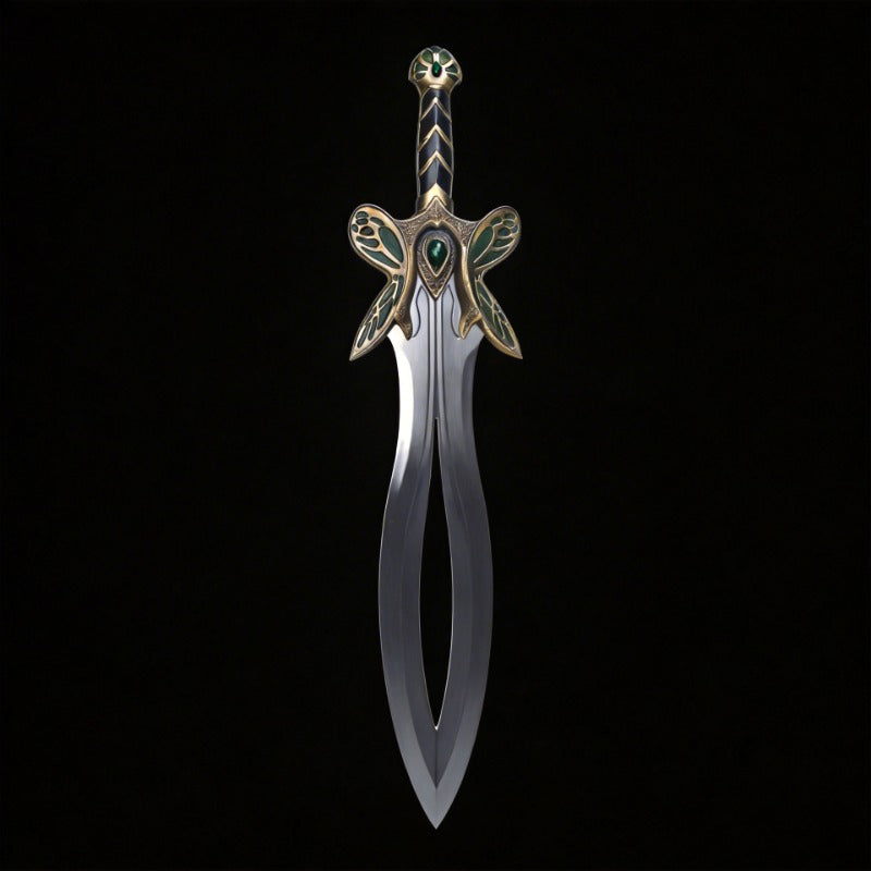 Dota 2 Butterfly Sword 1:1 Full Metal Replica Cosplay Weapon Model 