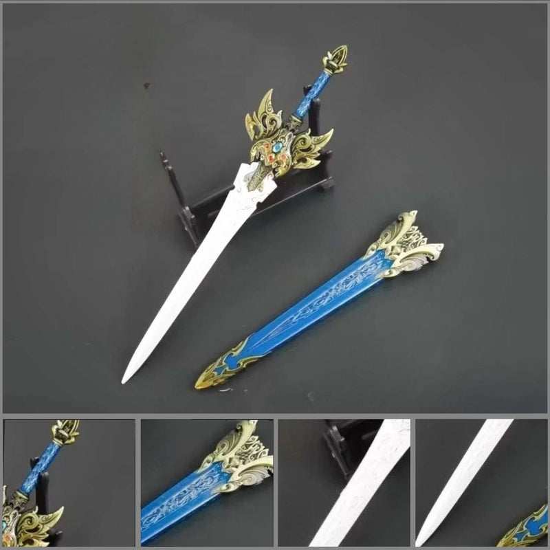 Genshin Impact Alloy Weapon Replica Gu Ding Blade Yitian Sword Model Collectible 