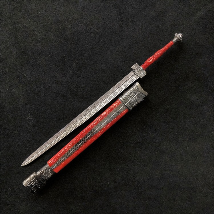 Genshin Impact Alloy Mini Weapon Replica Anime Metal Blade Display 