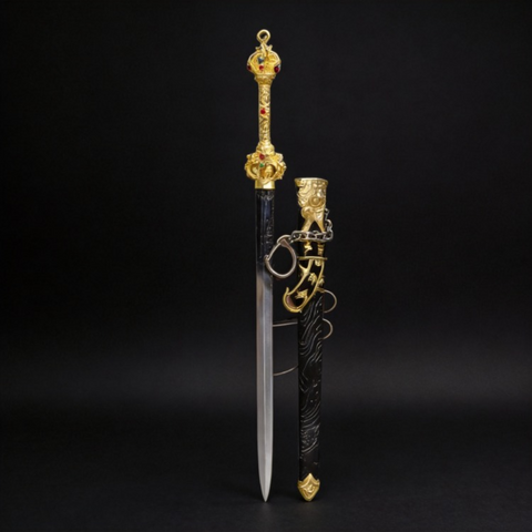 genshin impact mini alloy weapon replica anime metal sword collectible display prop