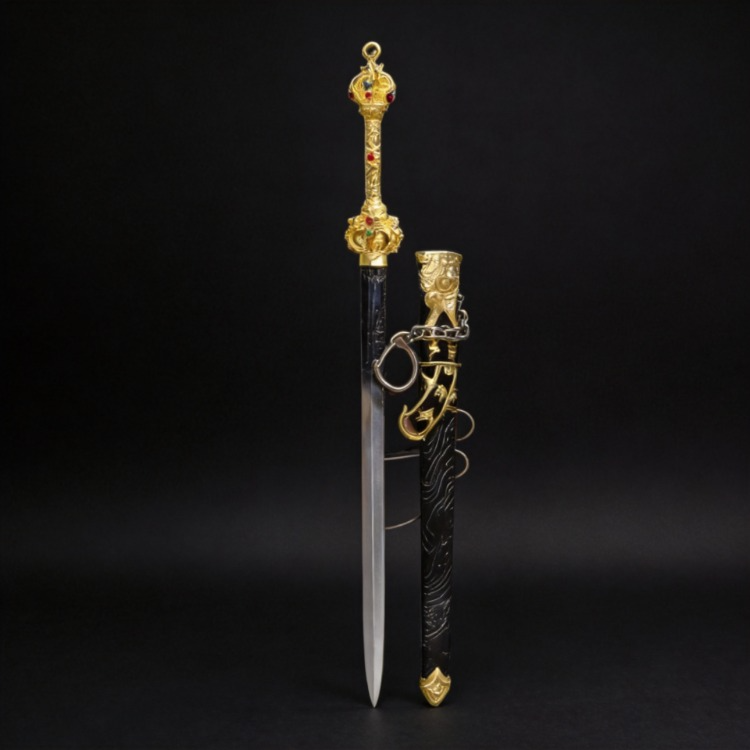Genshin Impact Mini Alloy Weapon Replica Anime Sword Collectible 