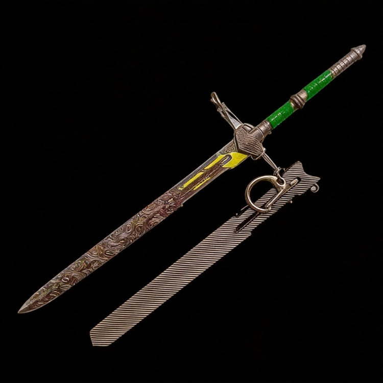 Genshin Impact Mini Alloy Weapon Replica Anime Collectible Model Prop 