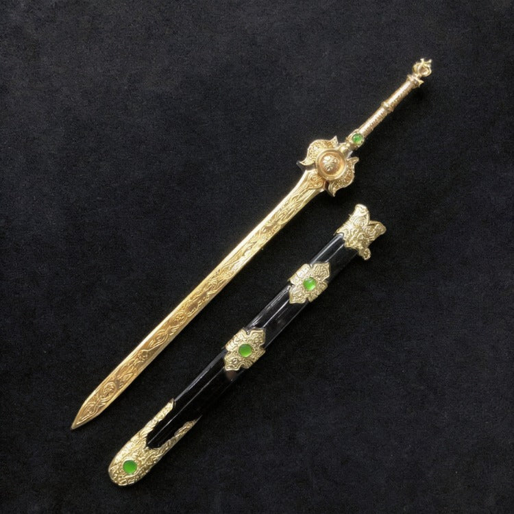 Genshin Impact Mini Alloy Weapon Replica Sword Anime Collectible Model 