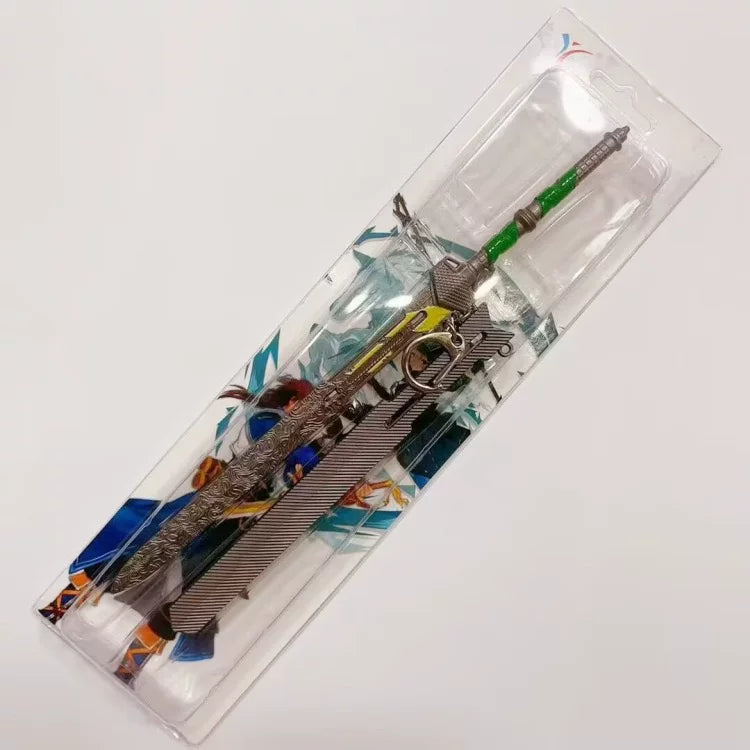 Genshin Impact Mini Alloy Weapon Replica Anime Collectible Model Prop 