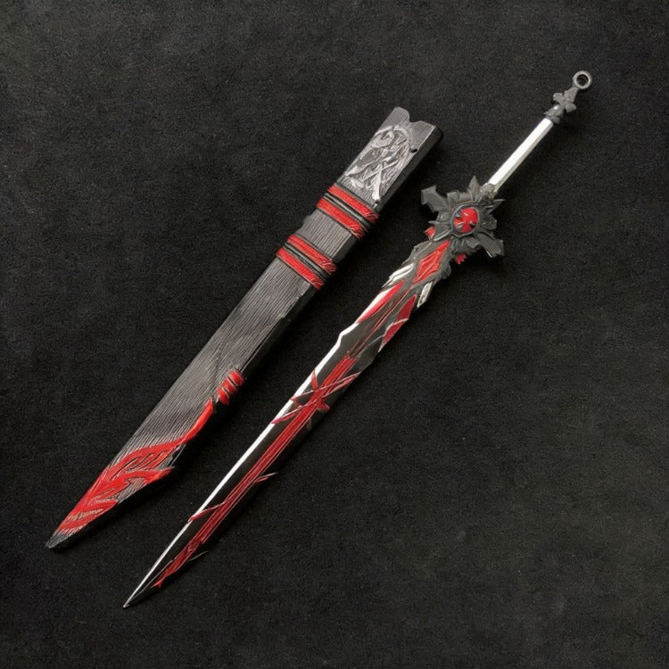 Genshin Impact Wolf’s Gravestone Mini Alloy Weapon Model Collectible 