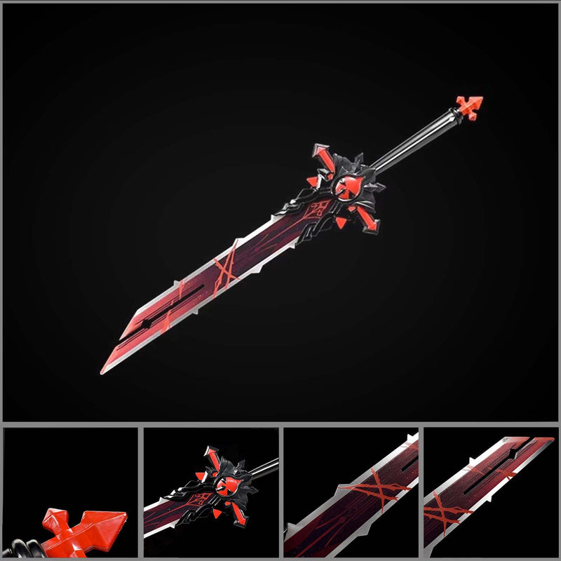 Genshin Impact Wolf’s Gravestone Sword Replica 1:1 Metal Cosplay Weapon 