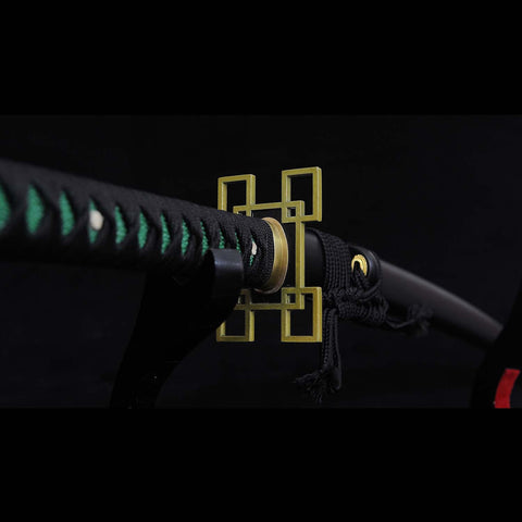 genuine rayskin samegawa handle on Nichirin katana