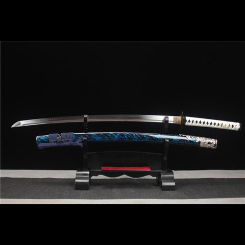 Ghost of Tsushima katana displayed in action pose
