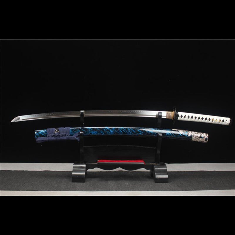 Ghost of Tsushima Katana Schwert – Handgefertigte Samurai-Replik aus 9260 Federstahl 