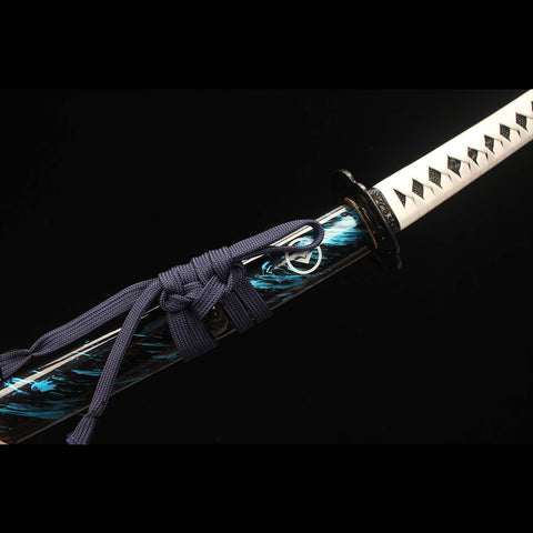 Ghost of Tsushima katana saya hardwood scabbard