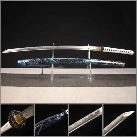 Ghost of Tsushima katana sword full view handmade samurai replica