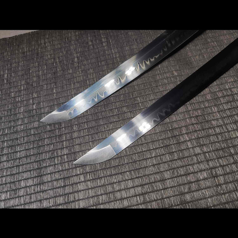 Ghost of Tsushima Katana- und Tanto-Schwertset, handgefertigte T10 Samurai-Replika 