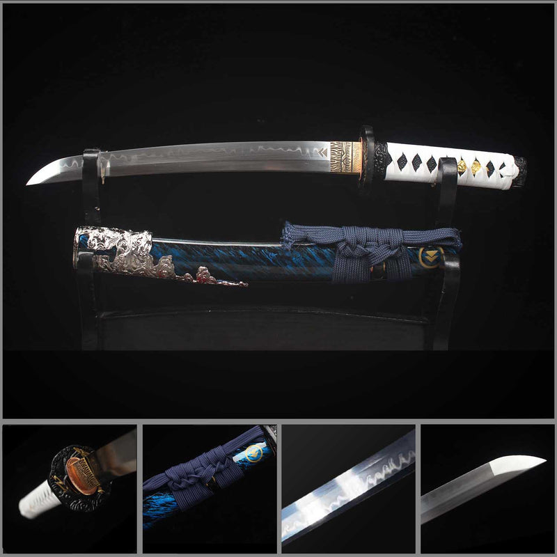 Ghost of Tsushima Short Katana Sword Handmade T10 Steel Samurai Replica 