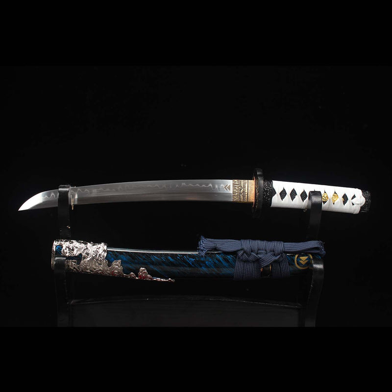 Ghost of Tsushima Katana- und Tanto-Schwertset, handgefertigte T10 Samurai-Replika 