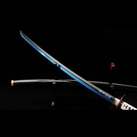 collectible Demon Slayer Giyu Tomioka Nichirin sword anime katana
