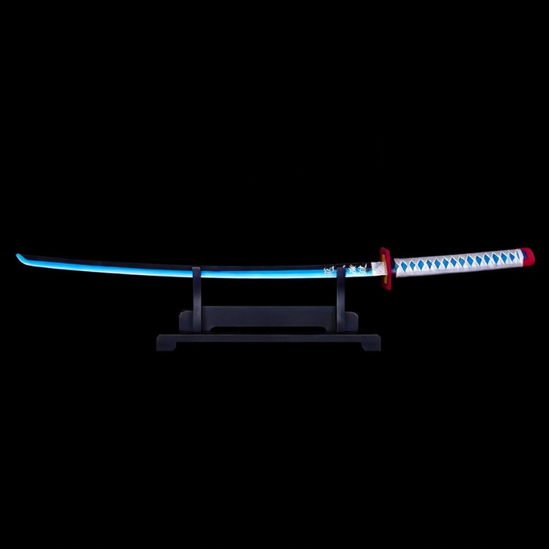 Giyu Tomioka Blue-Blade Gradient Nichirin Sword Replica Katana 