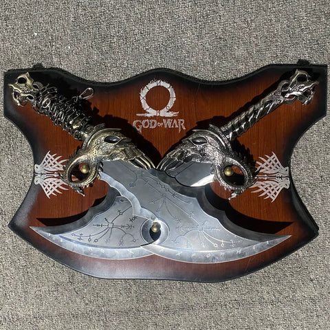 God of War Chaos Blades replica gaming room wall display decor