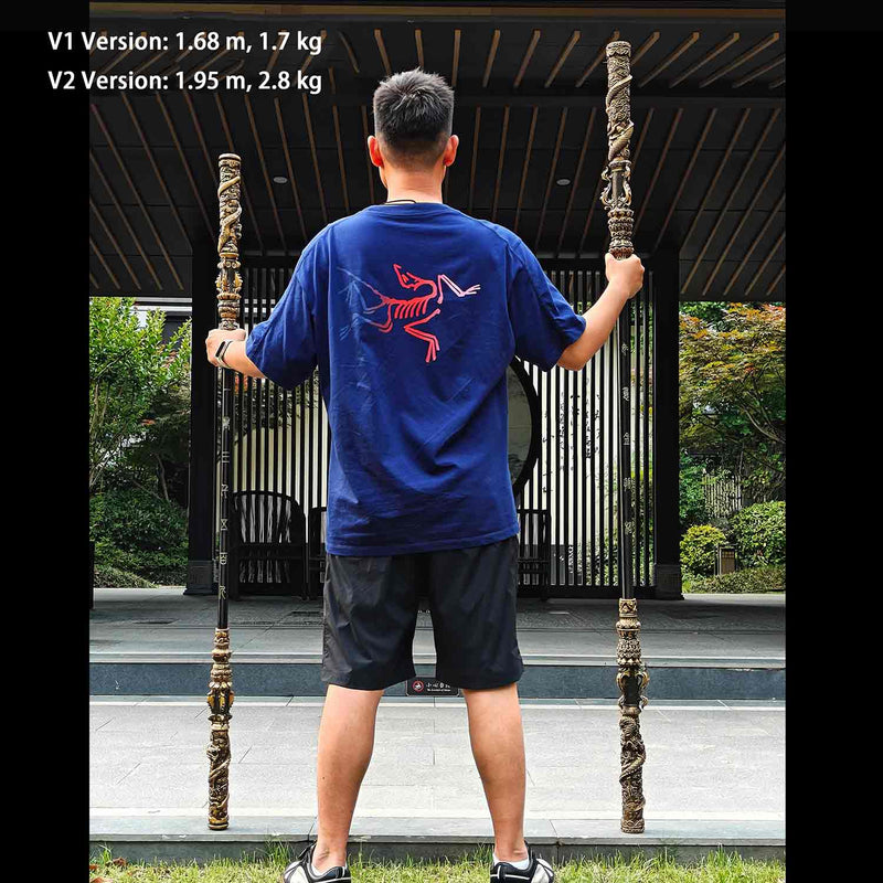 Goku Power Pole Ruyi Jingu Bang – 1:1 Ausziehbarer Metallstab als Replika 