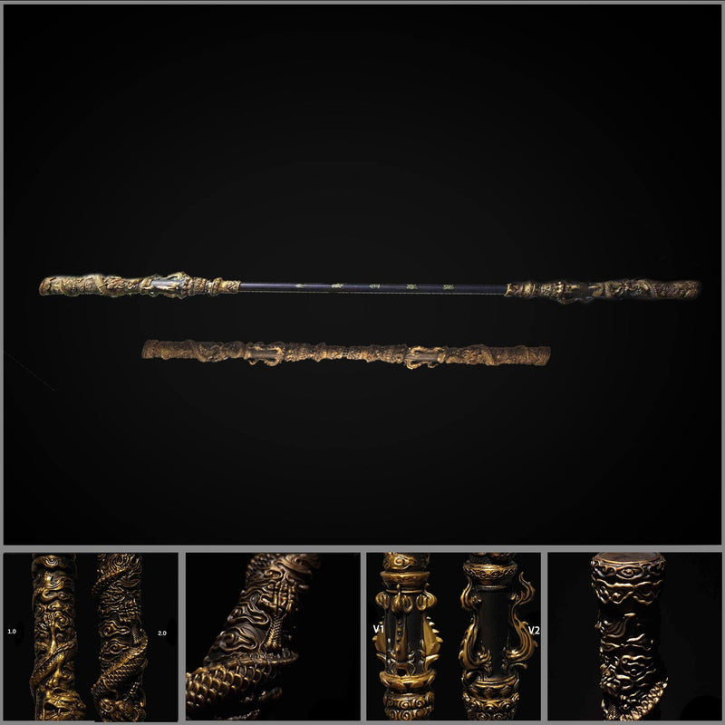Goku Power Pole Ruyi Jingu Bang – 1:1 Ausziehbarer Metallstab als Replika 
