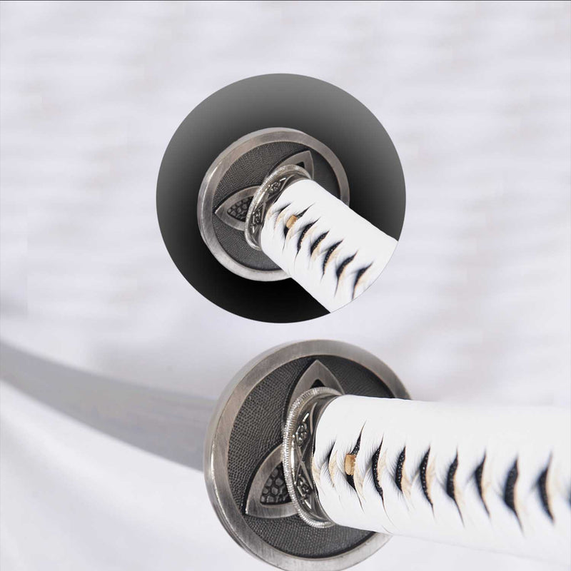 Walking Dead Michonne Katana Sword Hand Forged Folded Steel Battle Ready 