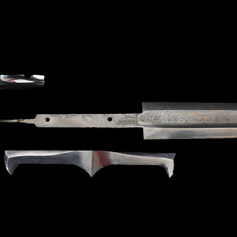 Hand Forged European Longsword – 1095 Folded Steel Medieval Battle Sword 