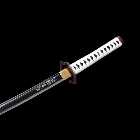 handmade Giyu Tomioka Nichirin katana Demon Slayer anime sword replica