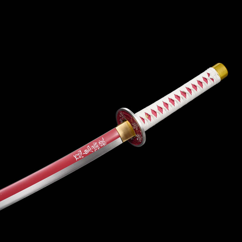 Demon Slayer Kanao Tsuyuri Nichirin Katana 1060 Carbon Steel Sword 