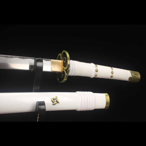 Hand-forged craftsmanship of Ame no Habakiri katana anime sword