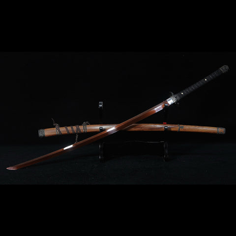Handgeschmiedete Replik des roten Untoten-Katana-Schwertes aus Sekiro: Shadows Die Twice