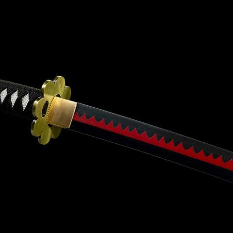handmade shusui katana sword inspired by one piece anime