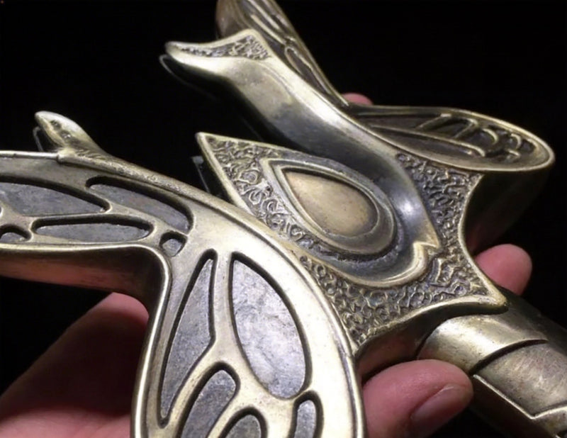 Dota 2 Butterfly Sword 1:1 Full Metal Replica Cosplay Weapon Model 