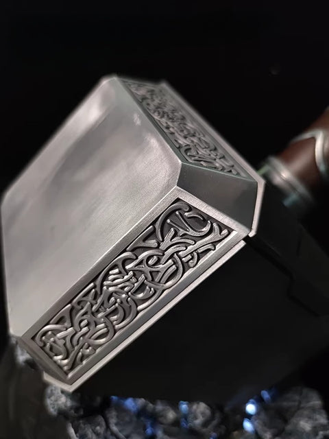 heavy metal Thor hammer replica weighing 4.2kg realistic collectible weapon prop