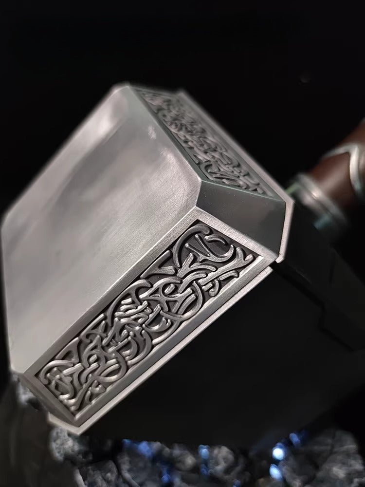 Thor Stormbreaker Axe & Mjolnir 2.0 1:1 Metal Replica Weapon 