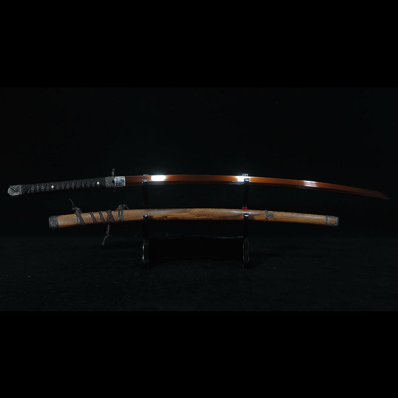 Handmade Sekiro Red Blade Undead Katana Replica Collector Sword 