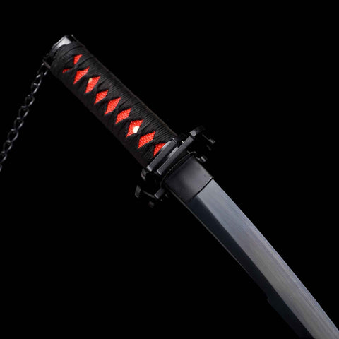 Ichigo Bankai mini katana Tanto full tang construction detail